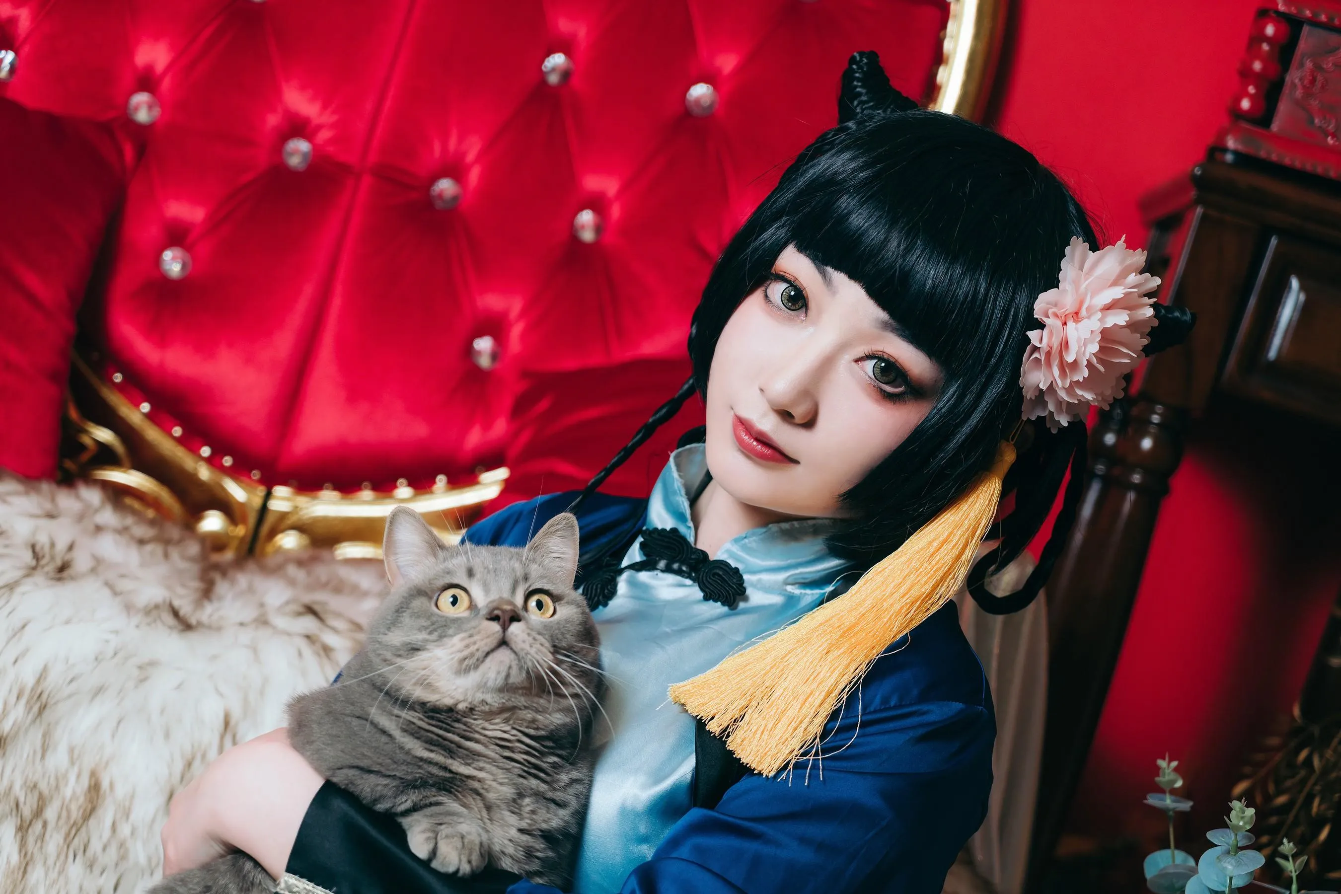 桃墨公子 – NO.07 美丽的蓝猫 [21P]插图9